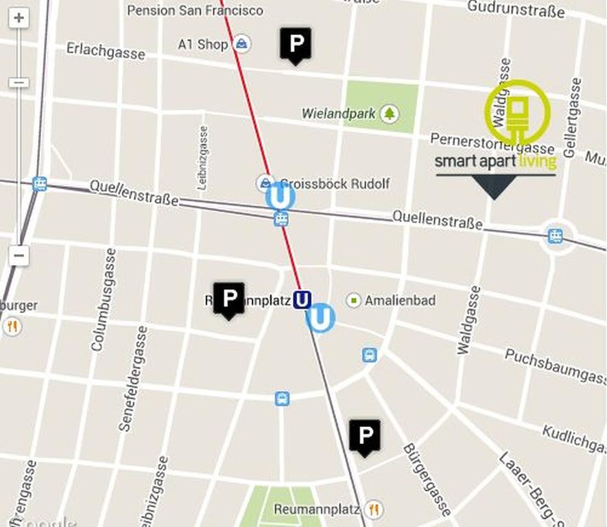 Smart Apart Living - Wien Hauptbahnhof Eksteriør bilde